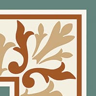 VINTAGE TEAL CORNER tiles