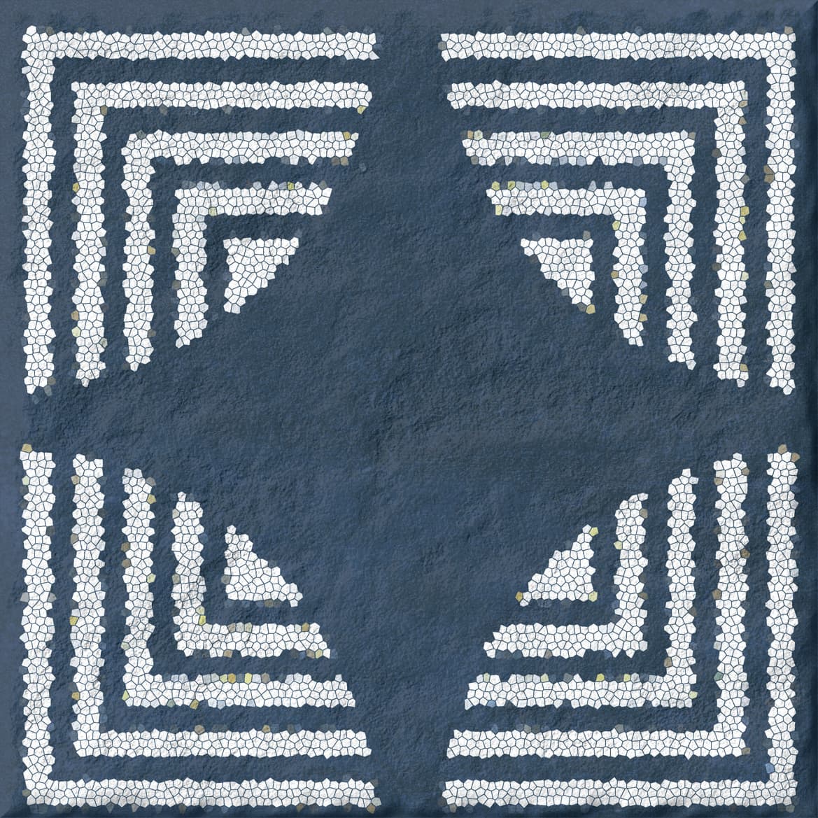 BURST BLUE GRAPH Tiles