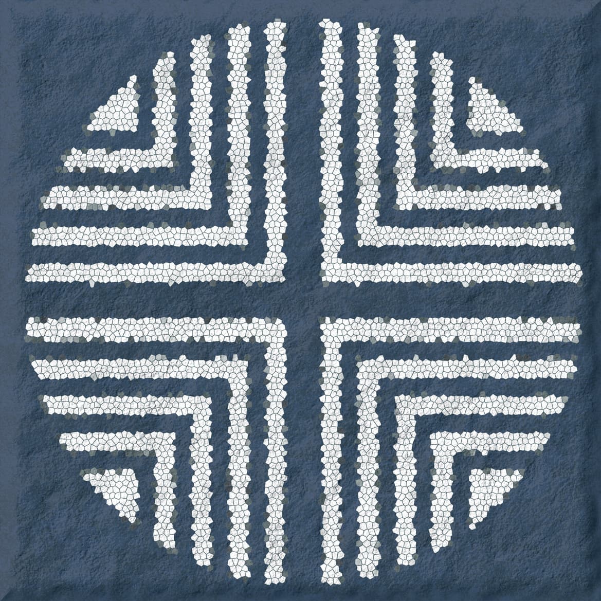 BURST BLUE GRAPH Tiles