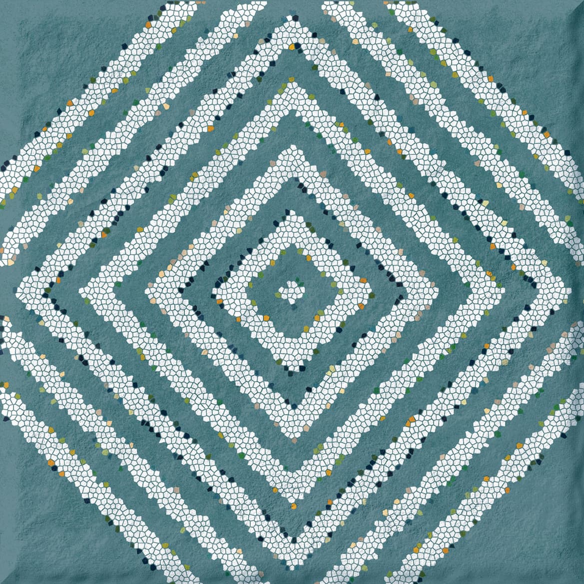BURST TEAL GRAPH Tiles