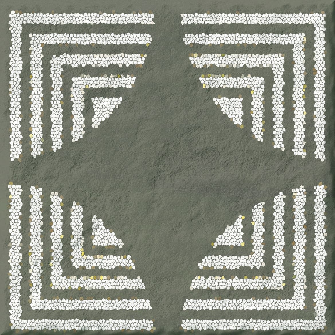 BURST OLIVE GRAPH Tiles