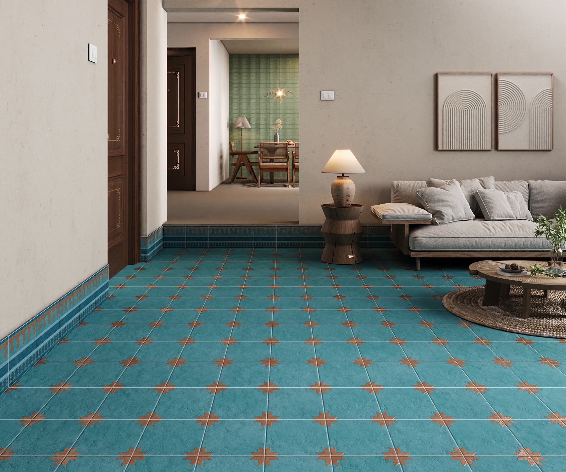 SAPPHIRE CRIMSON Tiles