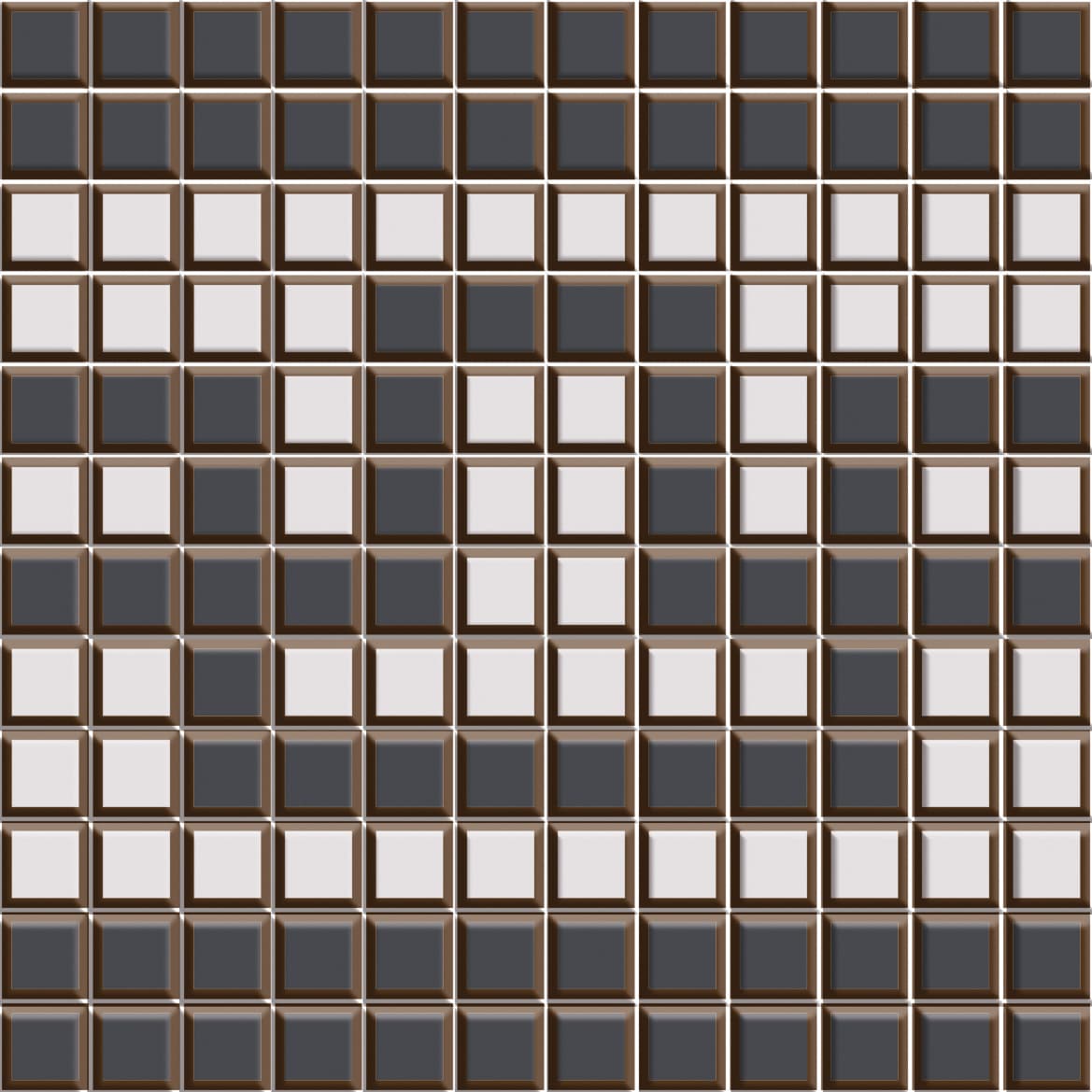 TETRIS BLACK BORDER Tiles