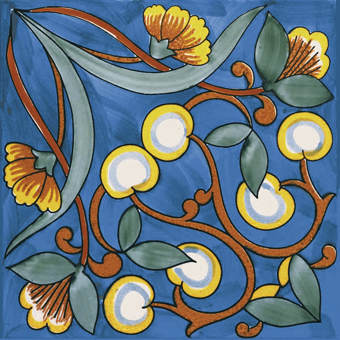 MAIOLICA SQUARE DECOR 2