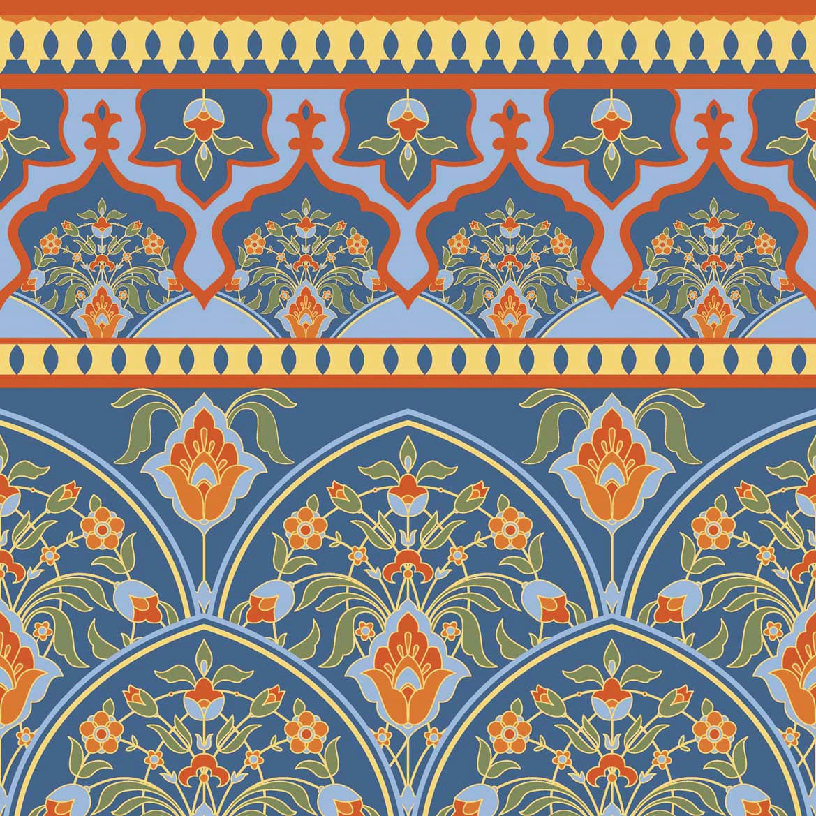 NATIVE ROYALE BORDER Tiles