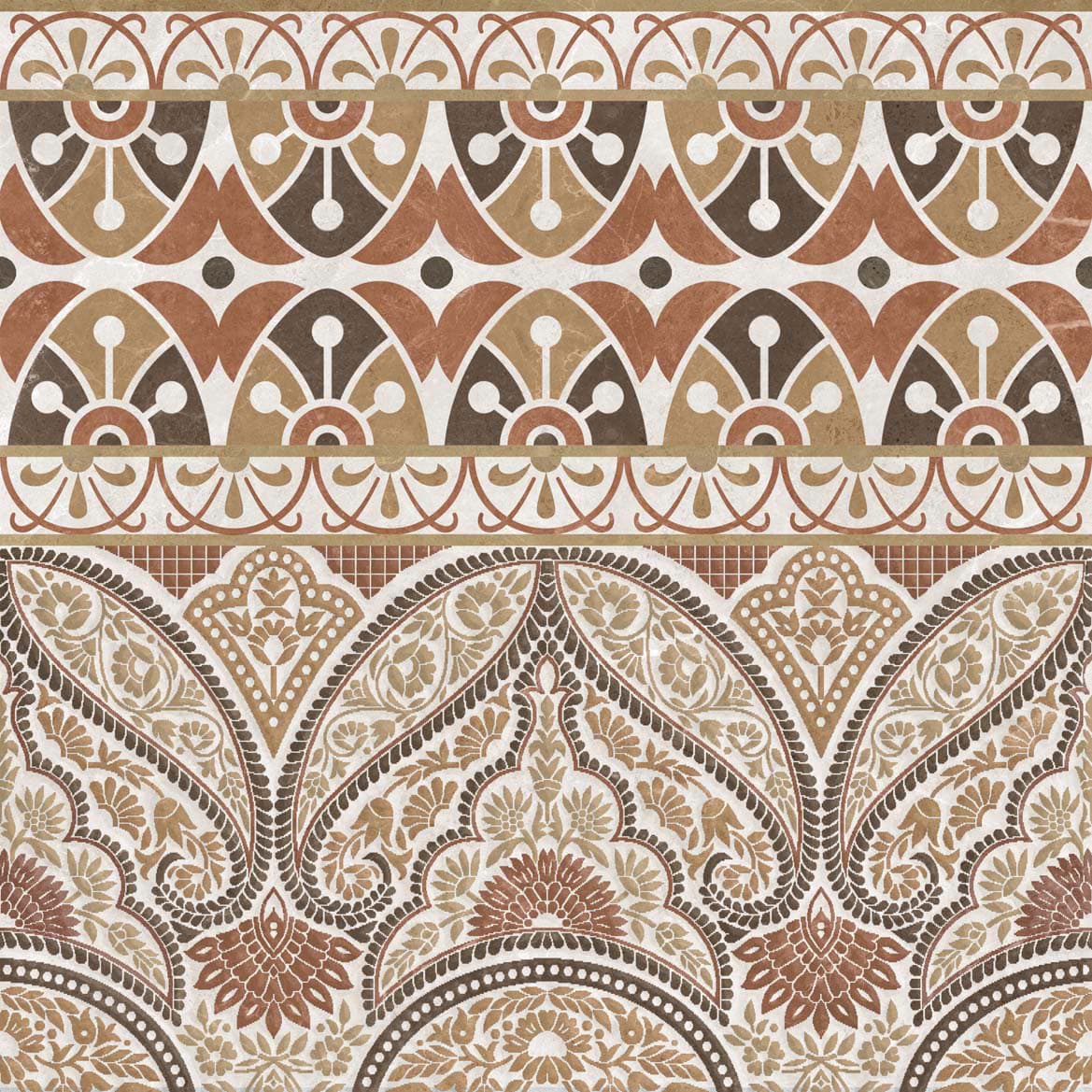 NATIVE ORNATE BORDER Tiles