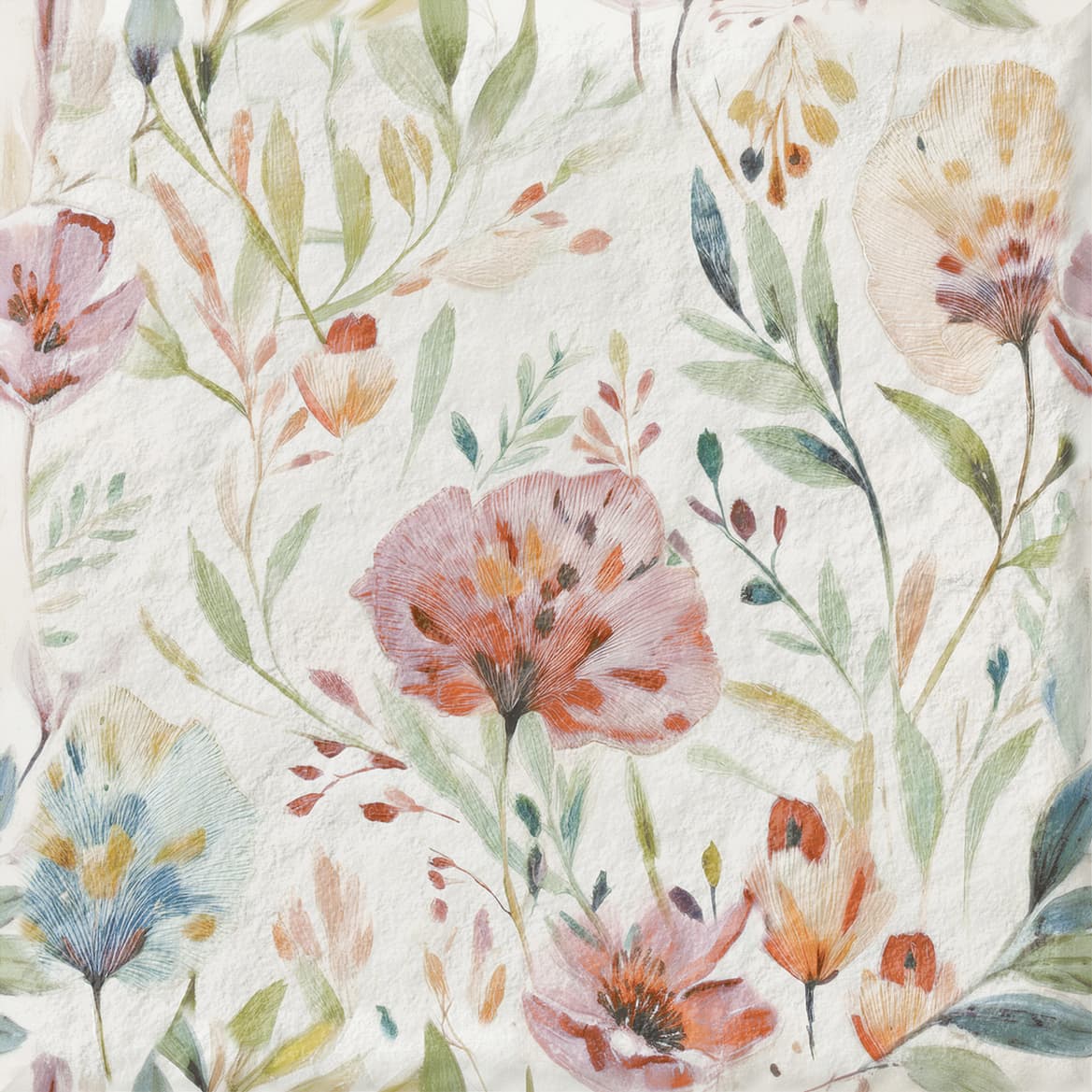 ROSETTE FERN DECOR Tiles