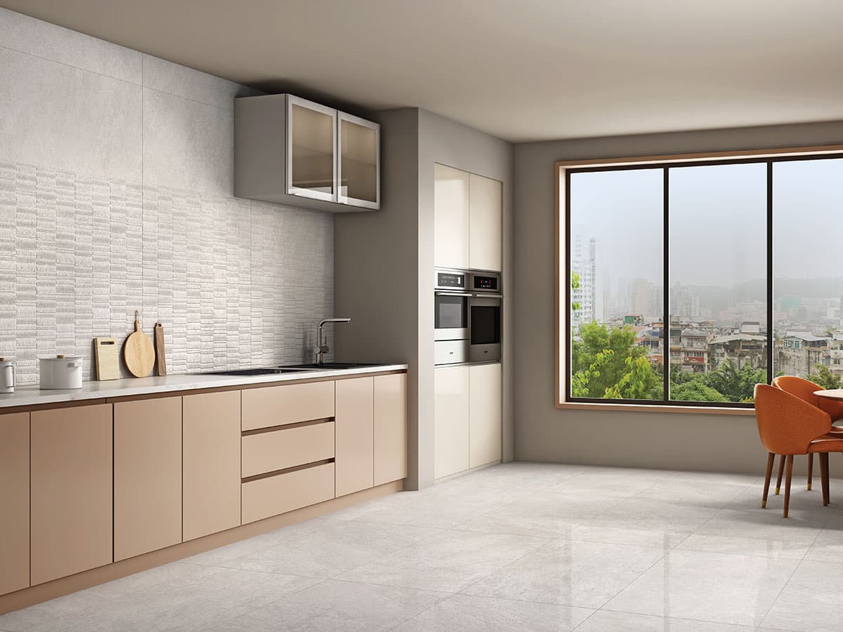 GROOVE QUARTZITE CREAM TEXTURE