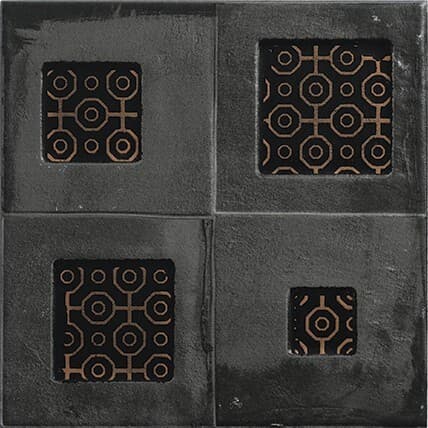 SQUARA BLACK DARK Tiles