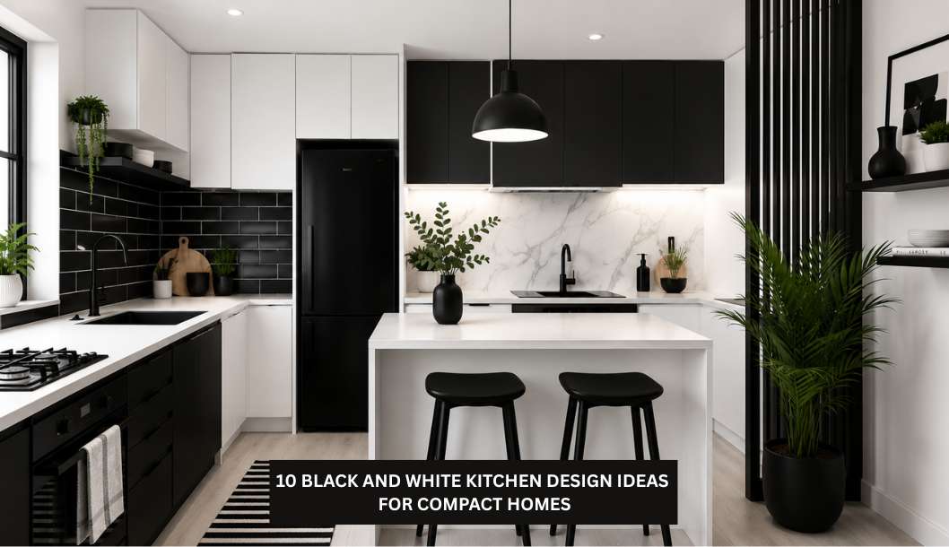 Top 10 Black and White Kitchen Design Ideas for Compact Homes
