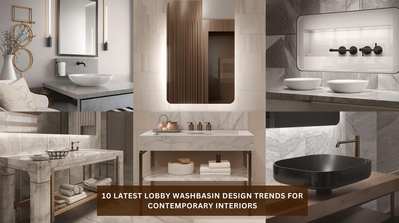 10 Latest Lobby Washbasin Design Trends for Contemporary Interiors