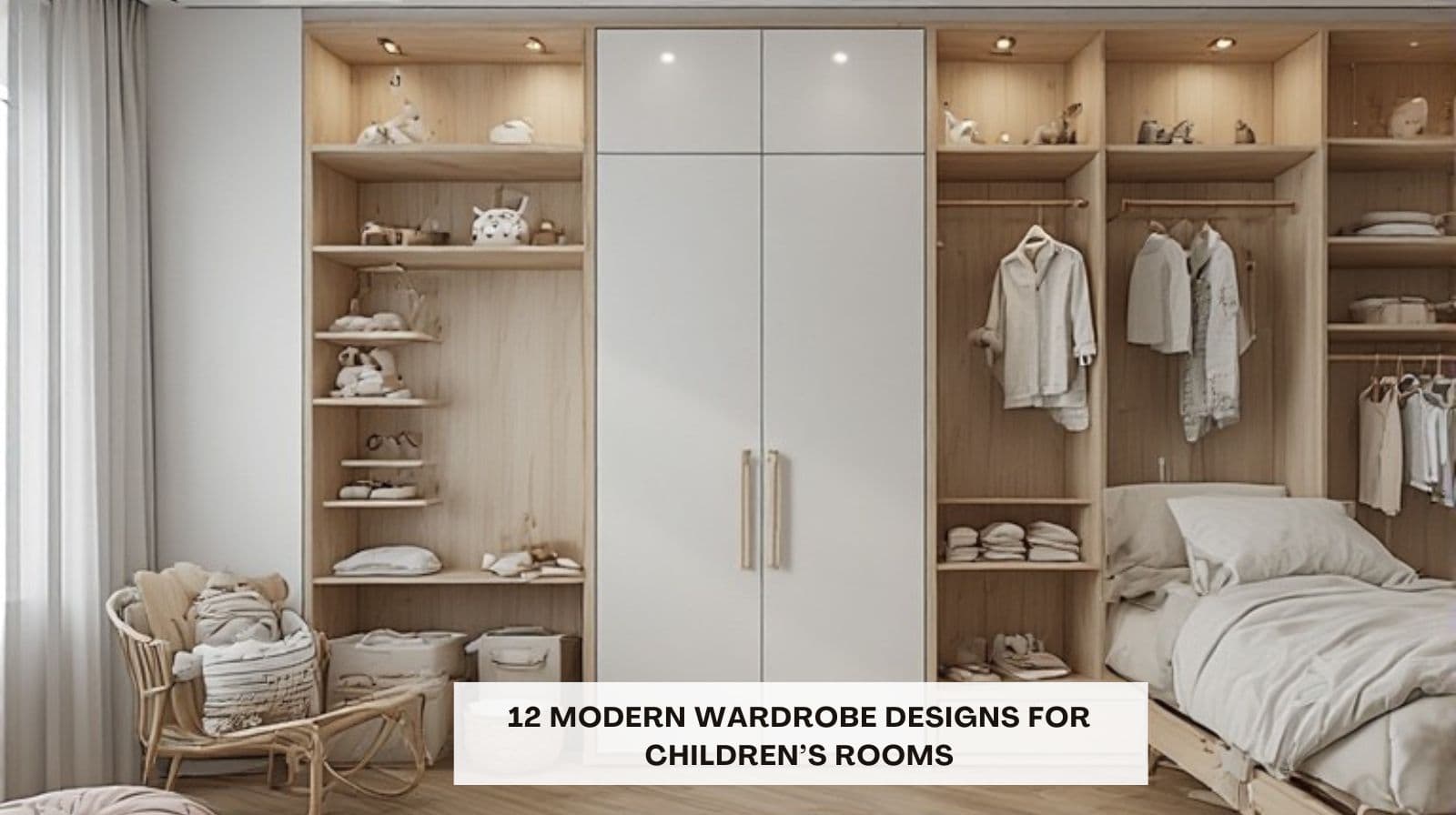 12 Modern Wardrobe Designs for Children’s Rooms in 2026