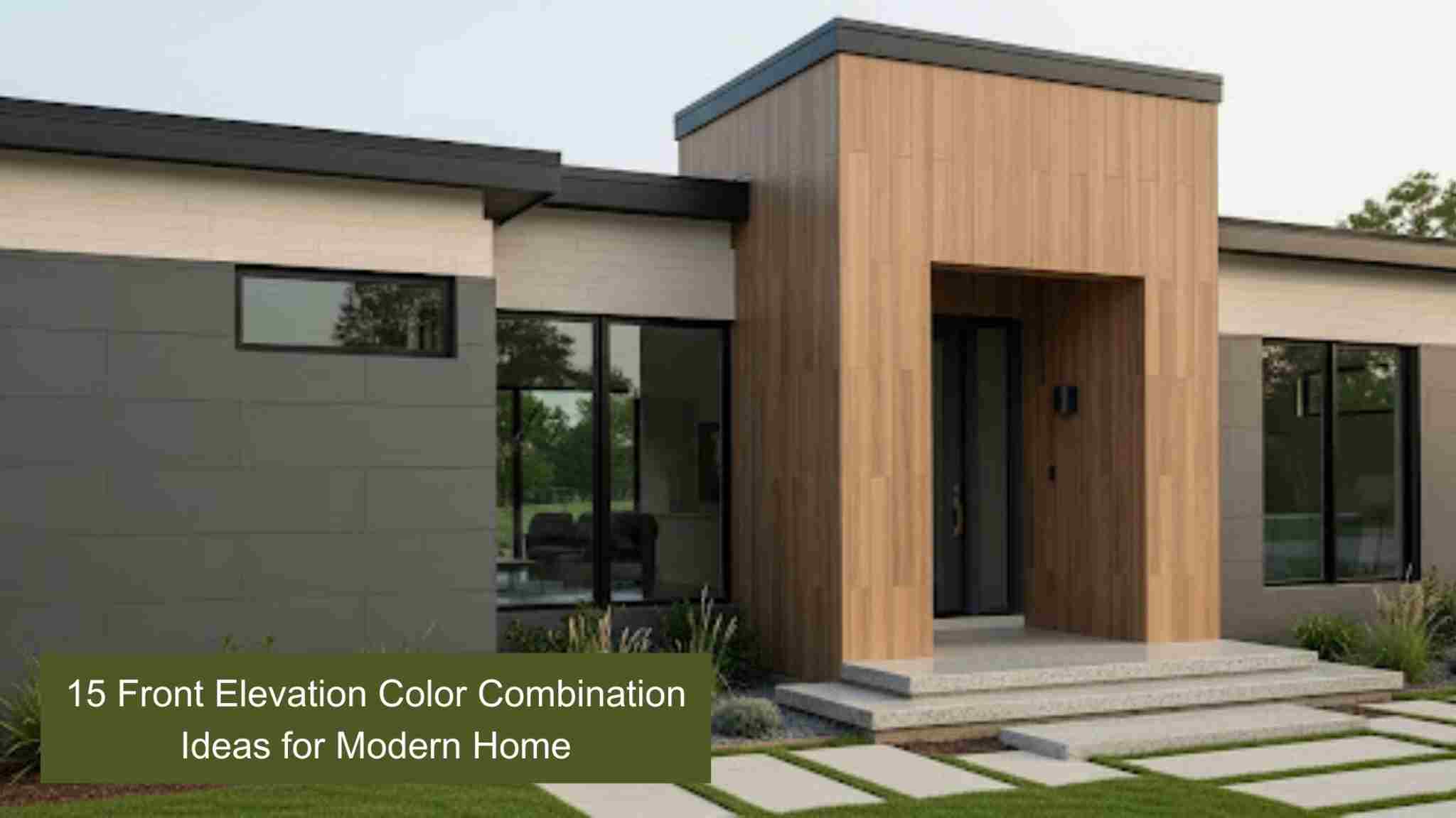 15 Front Elevation Colour Combinations for Modern Homes