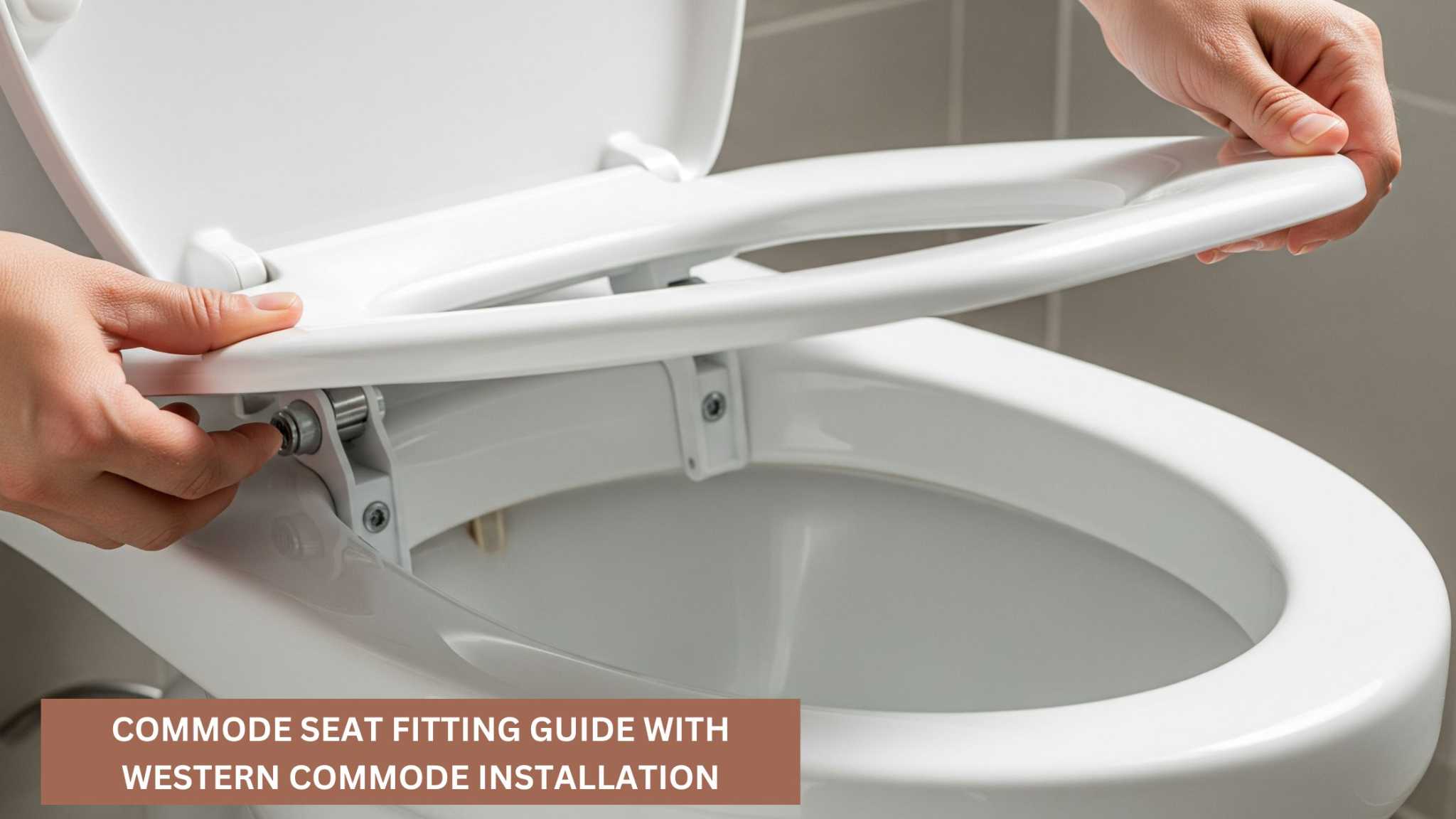 Commode Seat Fitting Guide with Western Commode Installation
