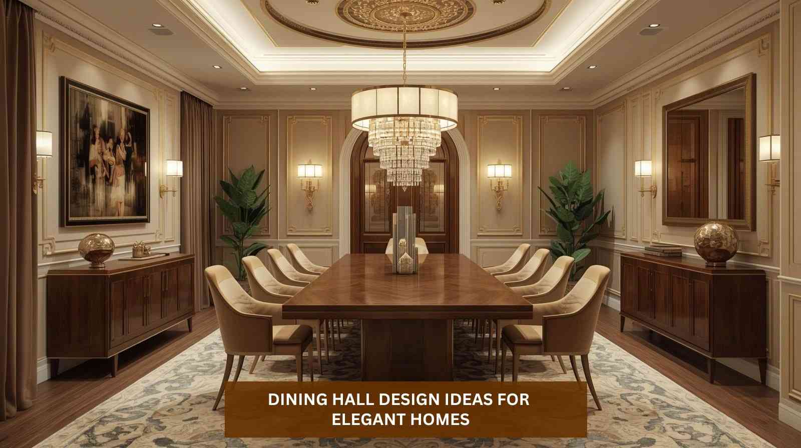 15 Dining Hall Design Ideas for Elegant Homes
