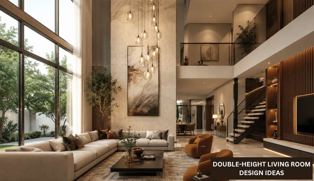 10 Stunning Double-Height Living Room Design Ideas for Modern Homes