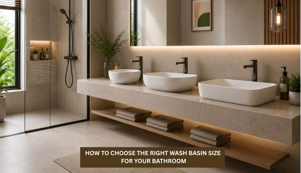 How to Choose the Right Wash Basin Size for Your Bathroom