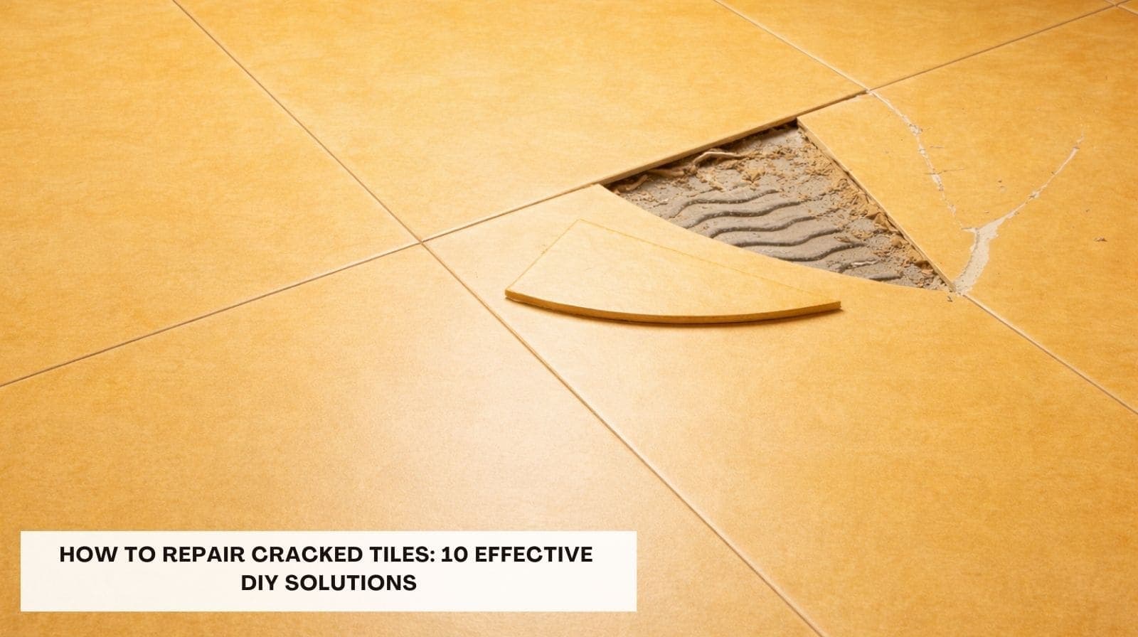 How to Repair Cracked Tiles: 10 Effective DIY Solutions