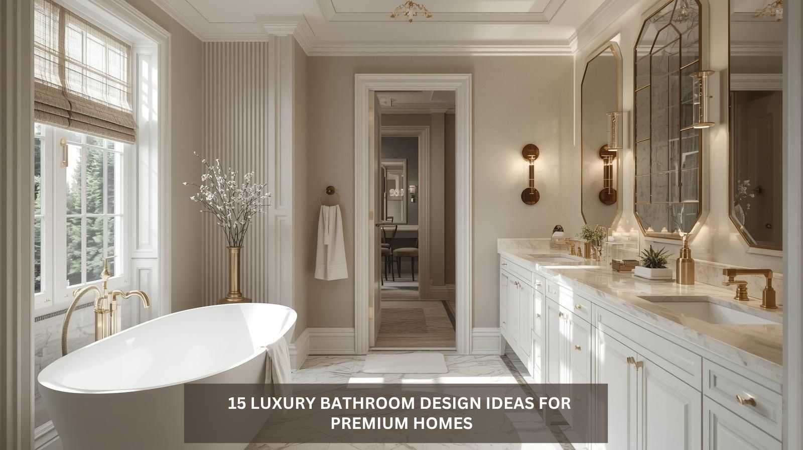 15 Luxury Bathroom Design Ideas for Premium Homes