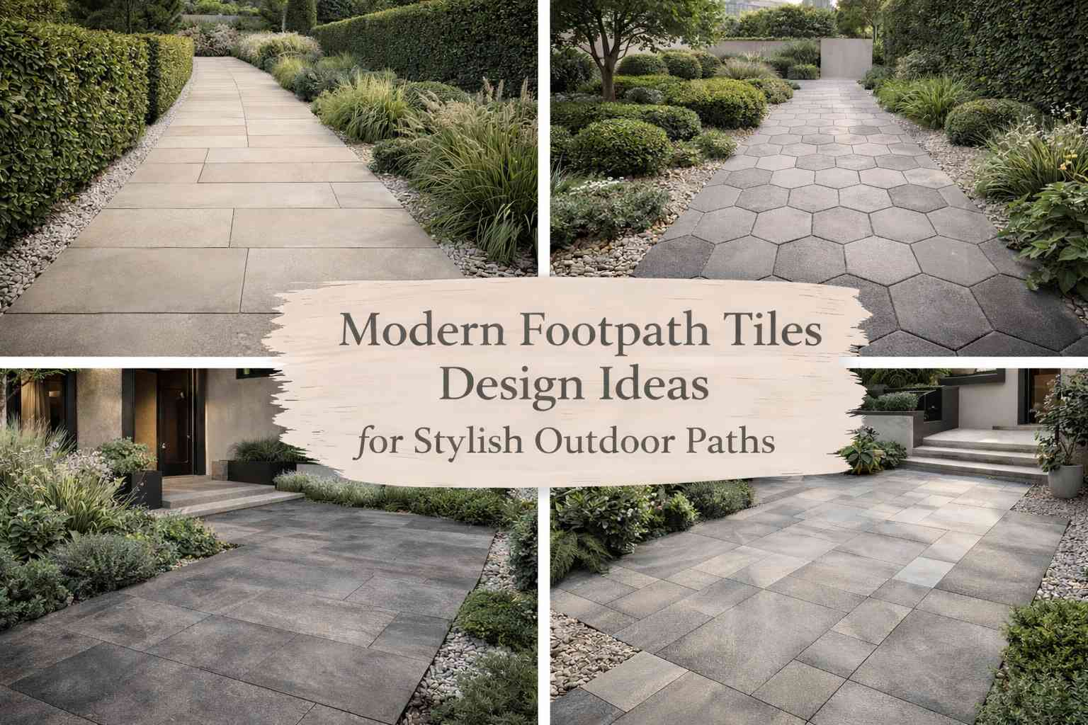 10 Modern Footpath Tiles Design Ideas for Stylish Outdoor Paths
