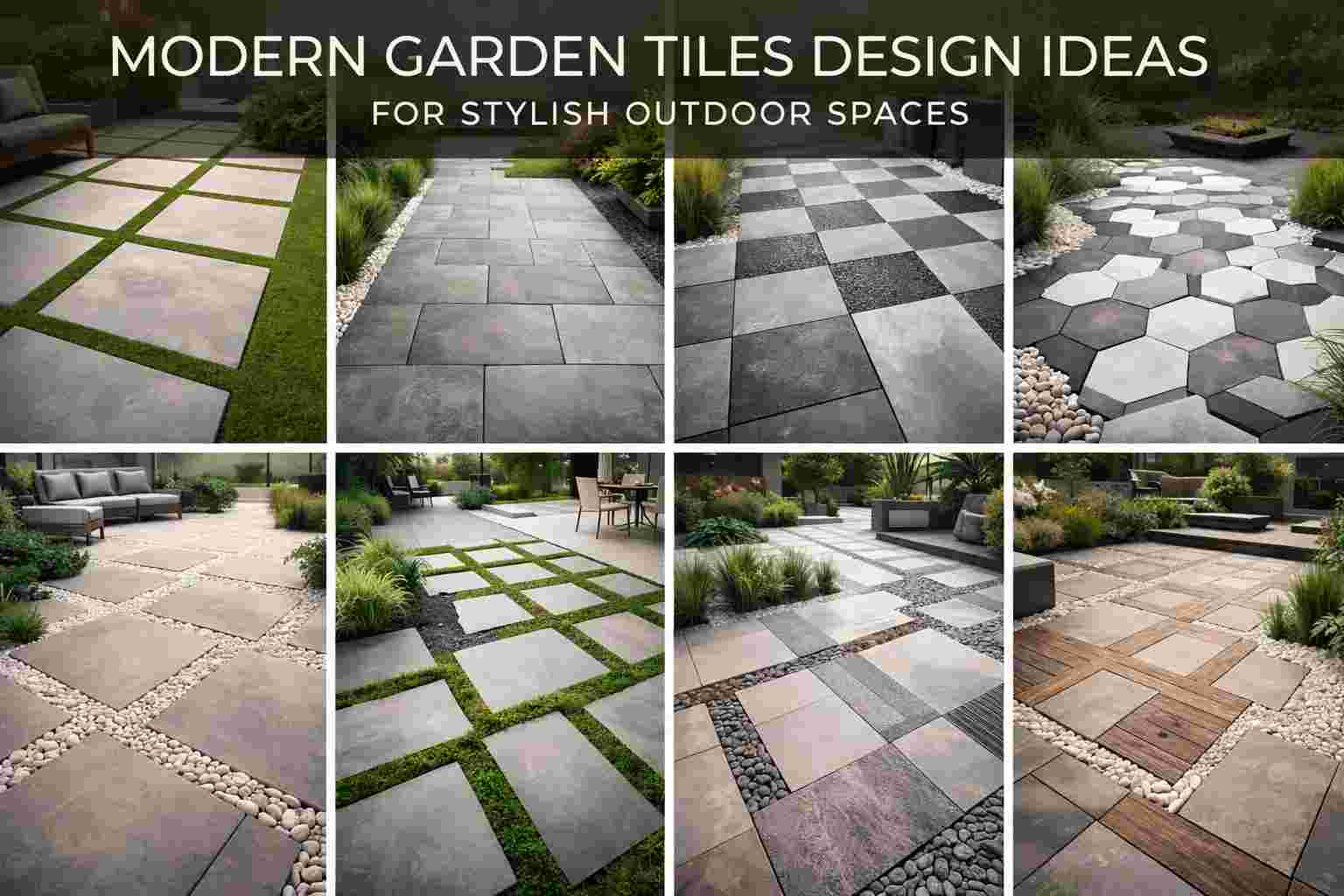 10+ Modern Garden Tiles Design Ideas for Stylish Outdoor Spaces