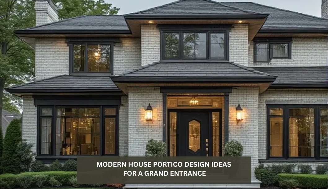 12 Modern House Portico Design Ideas for a Grand Entrance