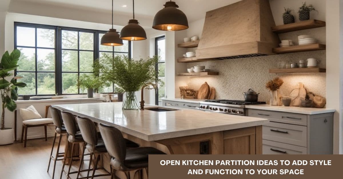 10+ Open Kitchen Partition Ideas for a Stylish and Functional Space