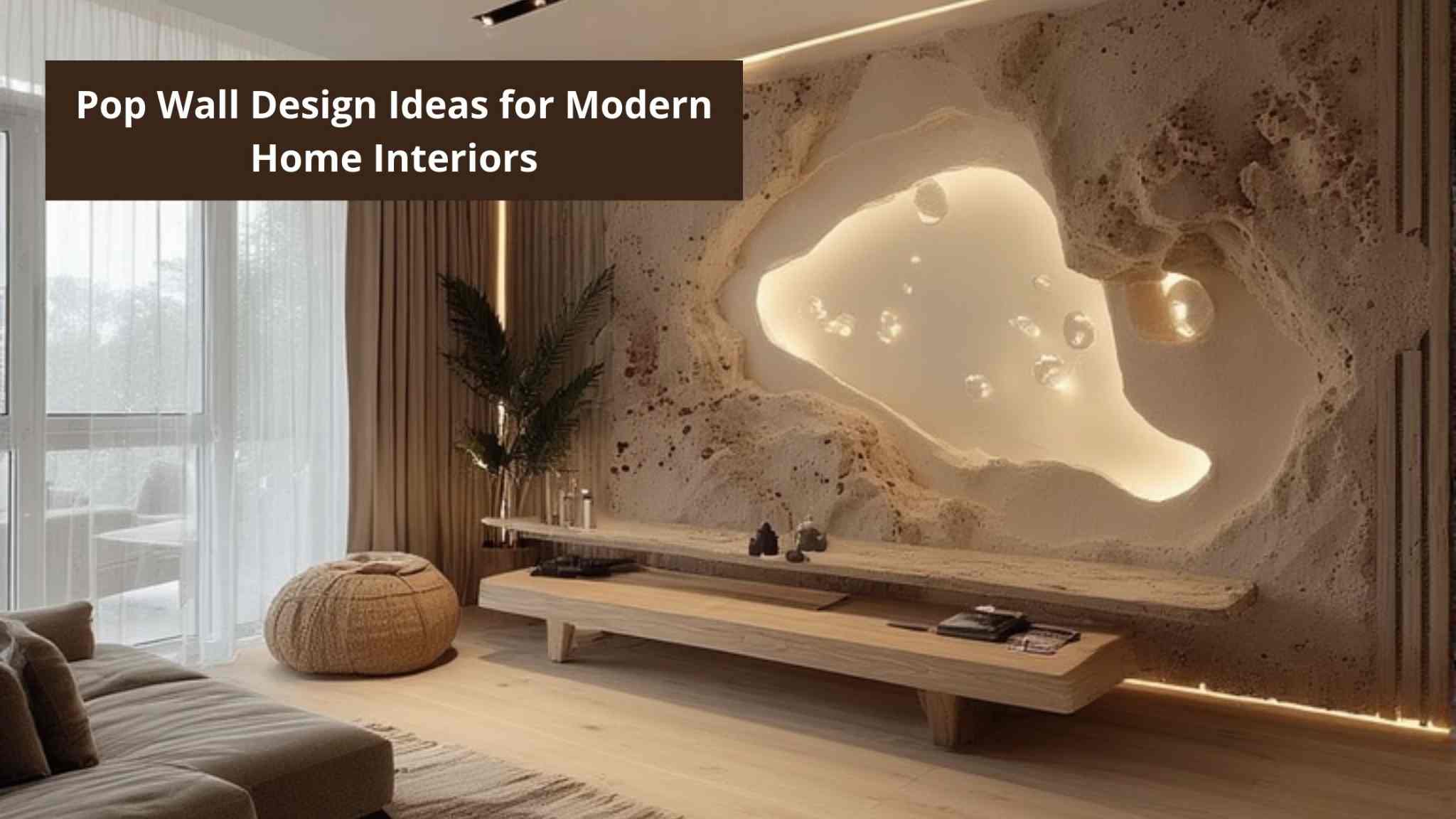 Pop Wall Design Ideas for Modern Home Interiors