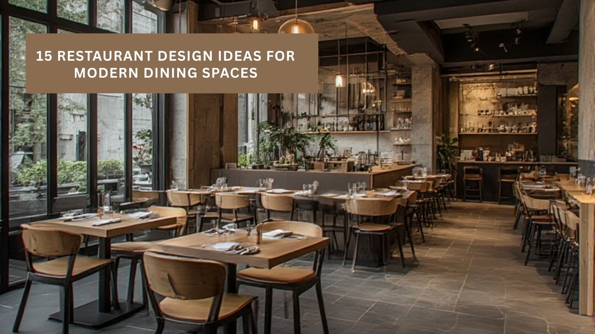 15 Restaurant Design Ideas for Modern Dining Spaces