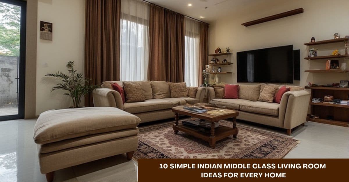 10 Simple Indian Middle Class Living Room Ideas for Every Home