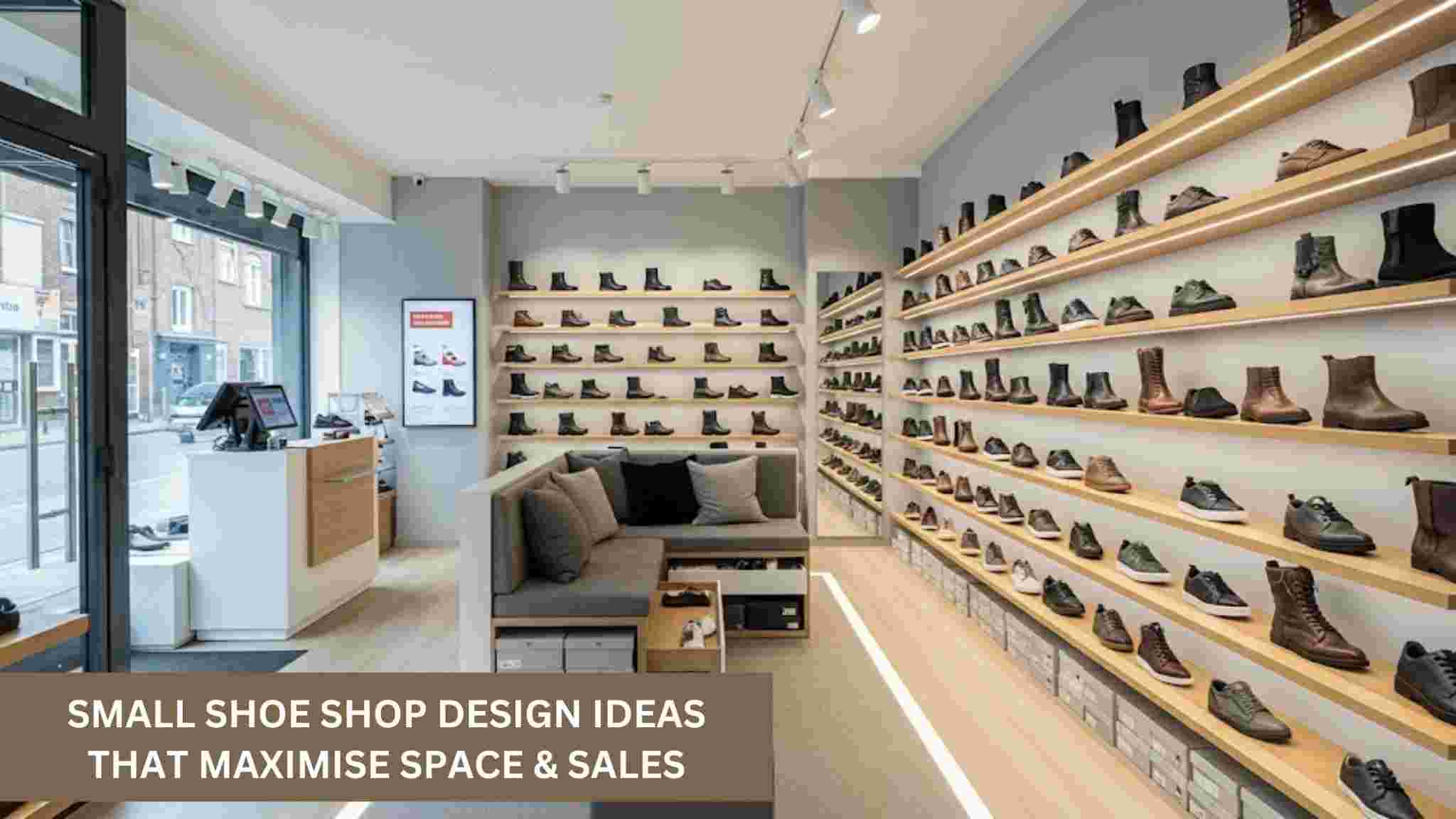 Small Shoe Shop Design Ideas That Maximise Space & Sales