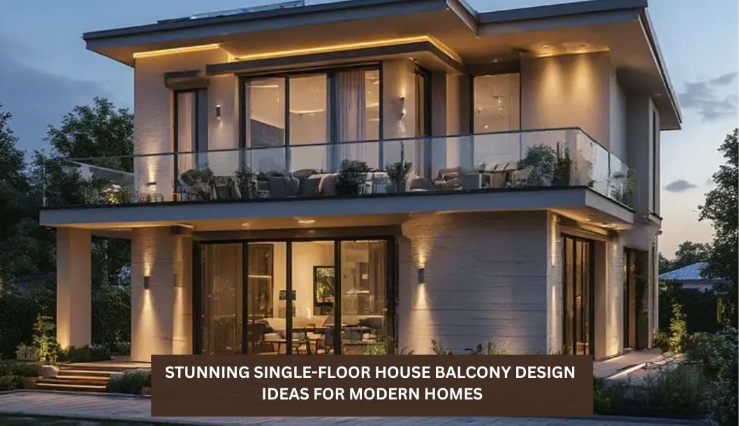 10 Stunning Single-Floor House Balcony Design Ideas for Modern Homes