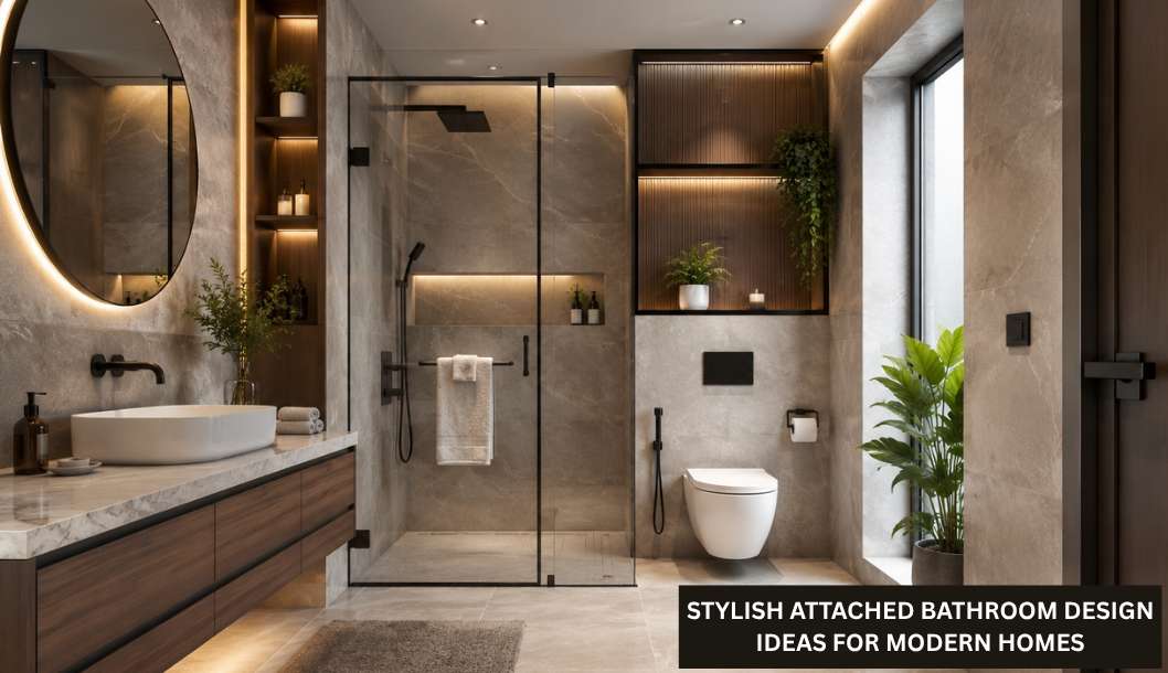 15 Stylish Attached Bathroom Design Ideas for Modern Homes