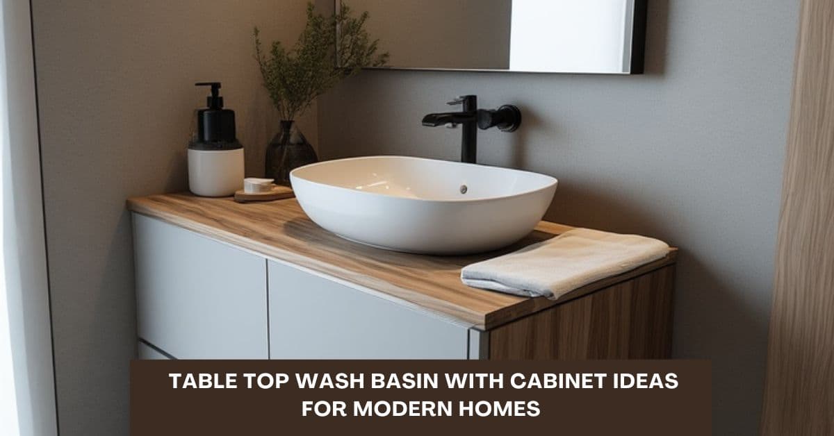 10 Table Top Wash Basin With Cabinet Ideas for Modern Homes