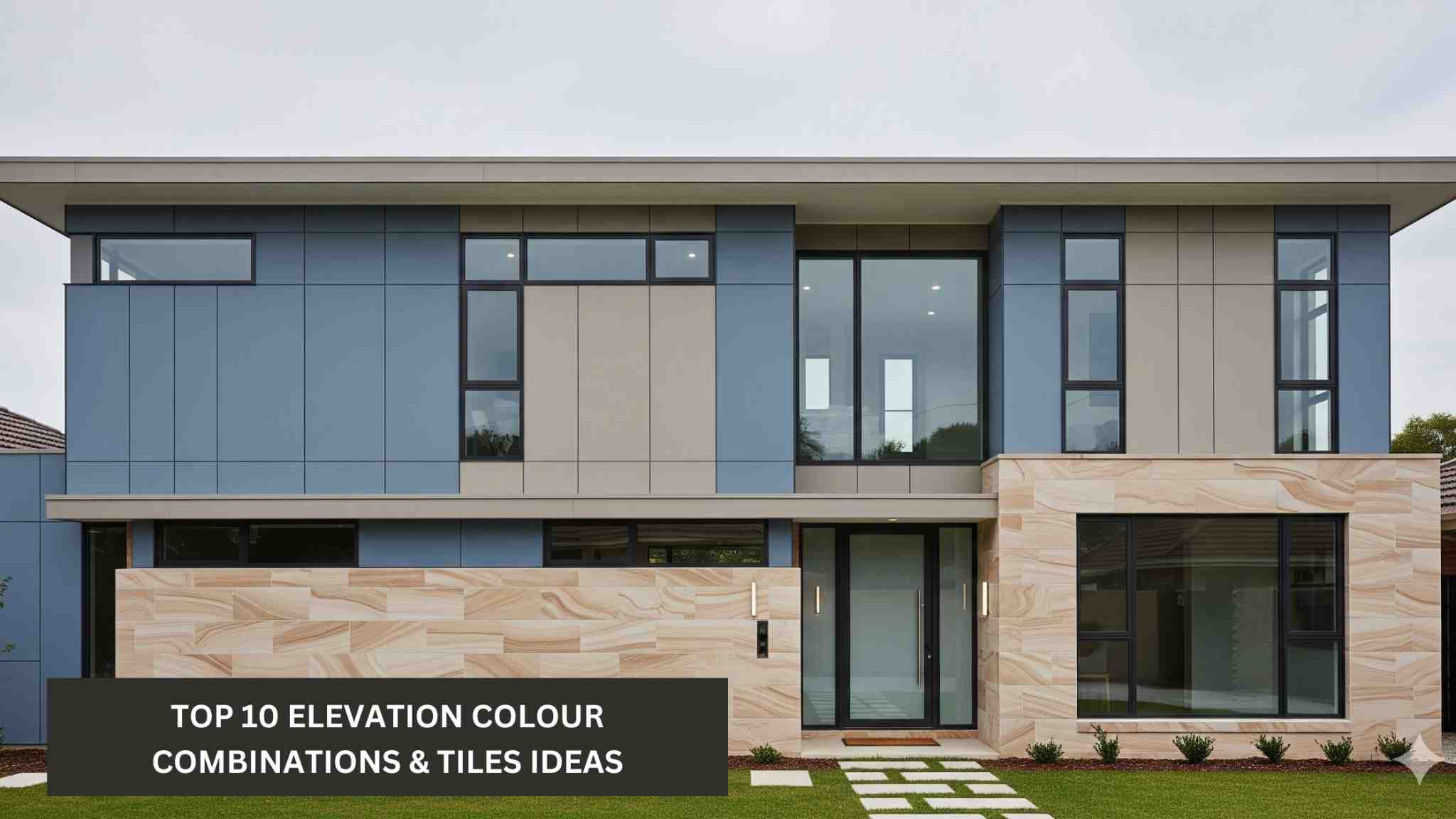 10 Best Front Elevation Colour Combinations & Tile Ideas