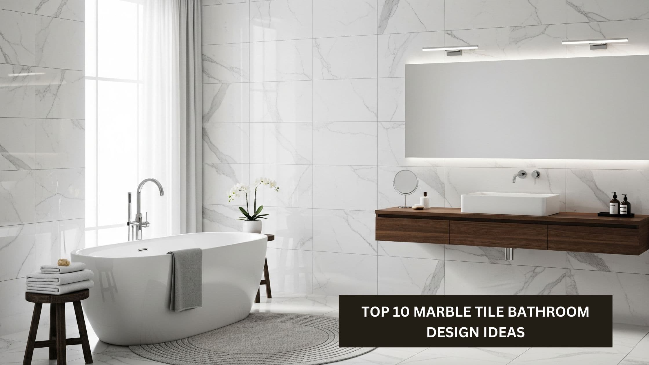 Top 10 Marble Tile Bathroom Design Ideas