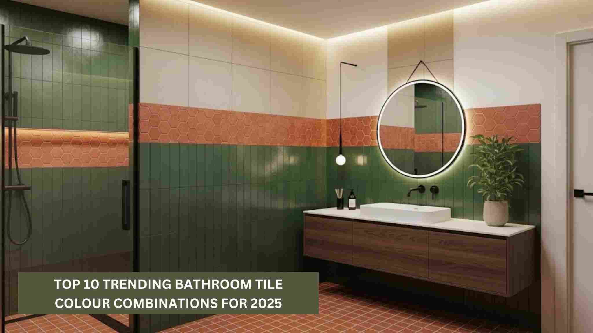 Top 10 Trending Bathroom Tile Color Combinations for 2025