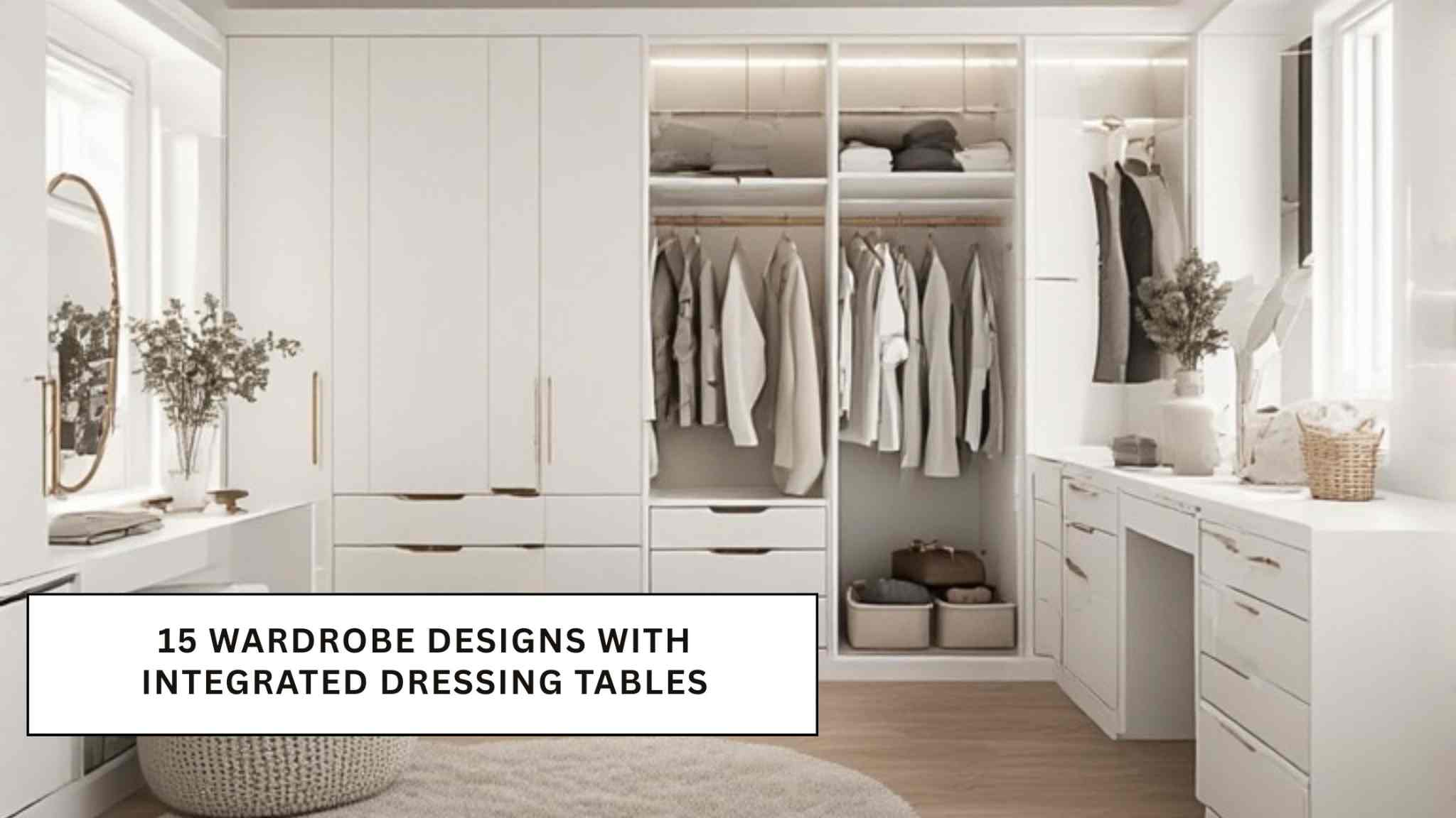 15 Wardrobe Designs with Integrated Dressing Tables