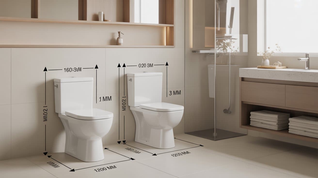 Standard Water Closet Dimensions & Size Guide