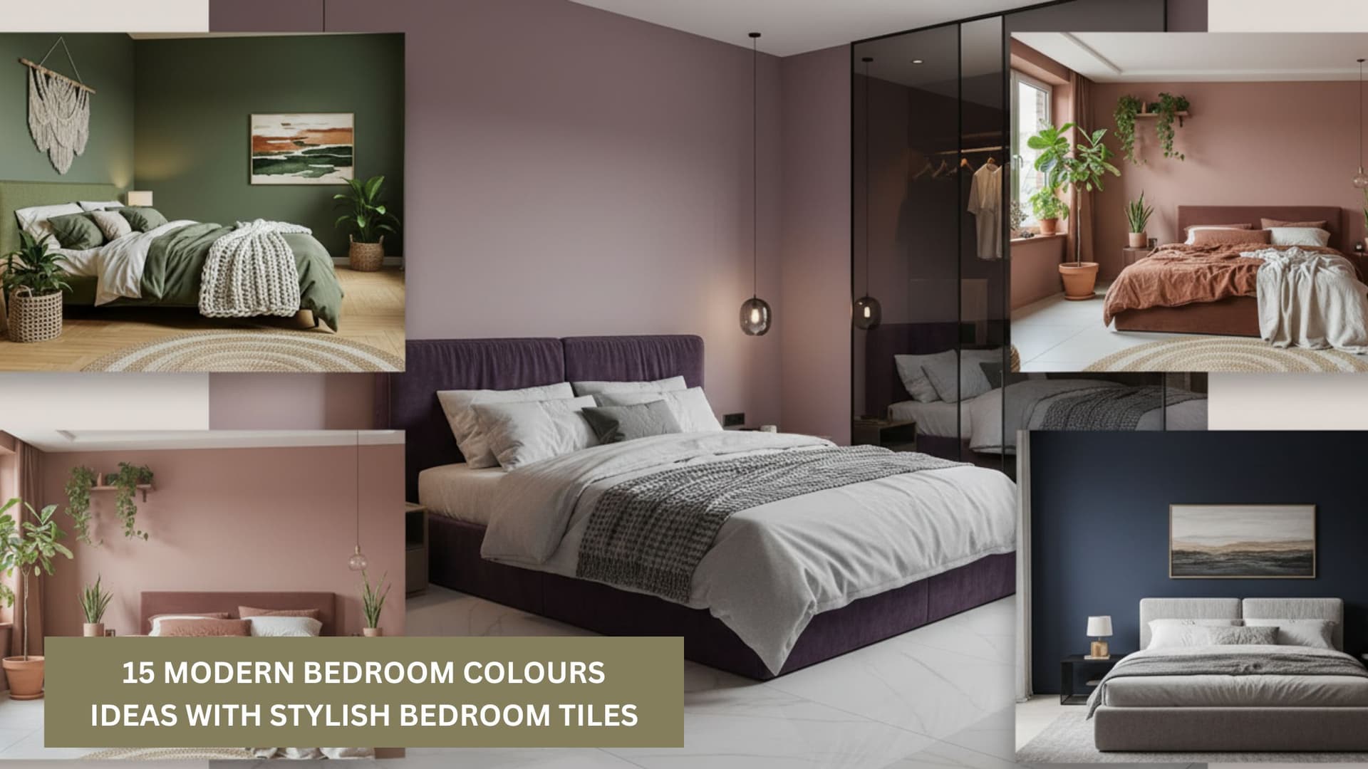 15 Modern Bedroom Colours Ideas With Stylish Bedroom Tiles