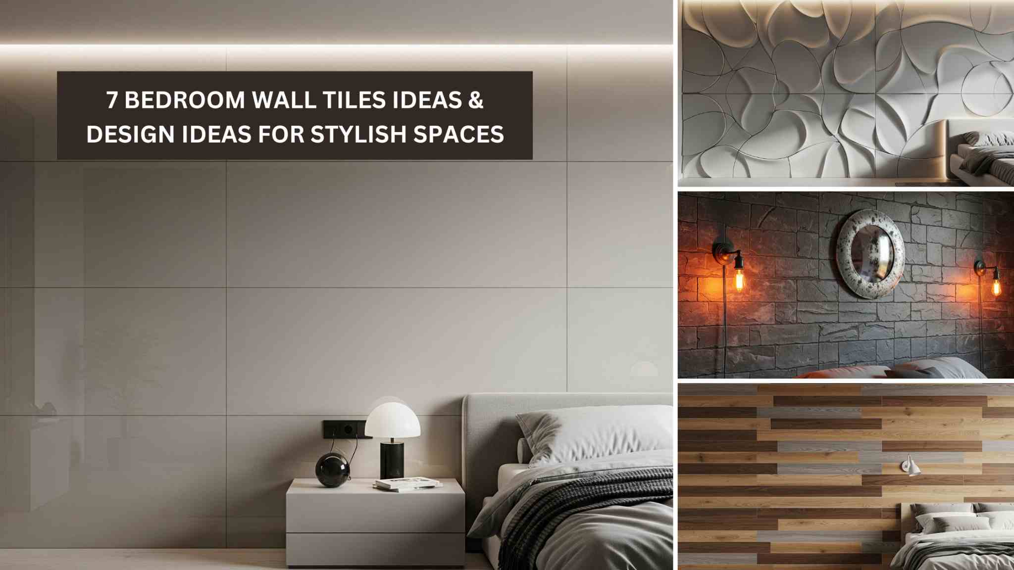 7 Bedroom Wall Tiles Ideas to Transform Your Bedroom Walls