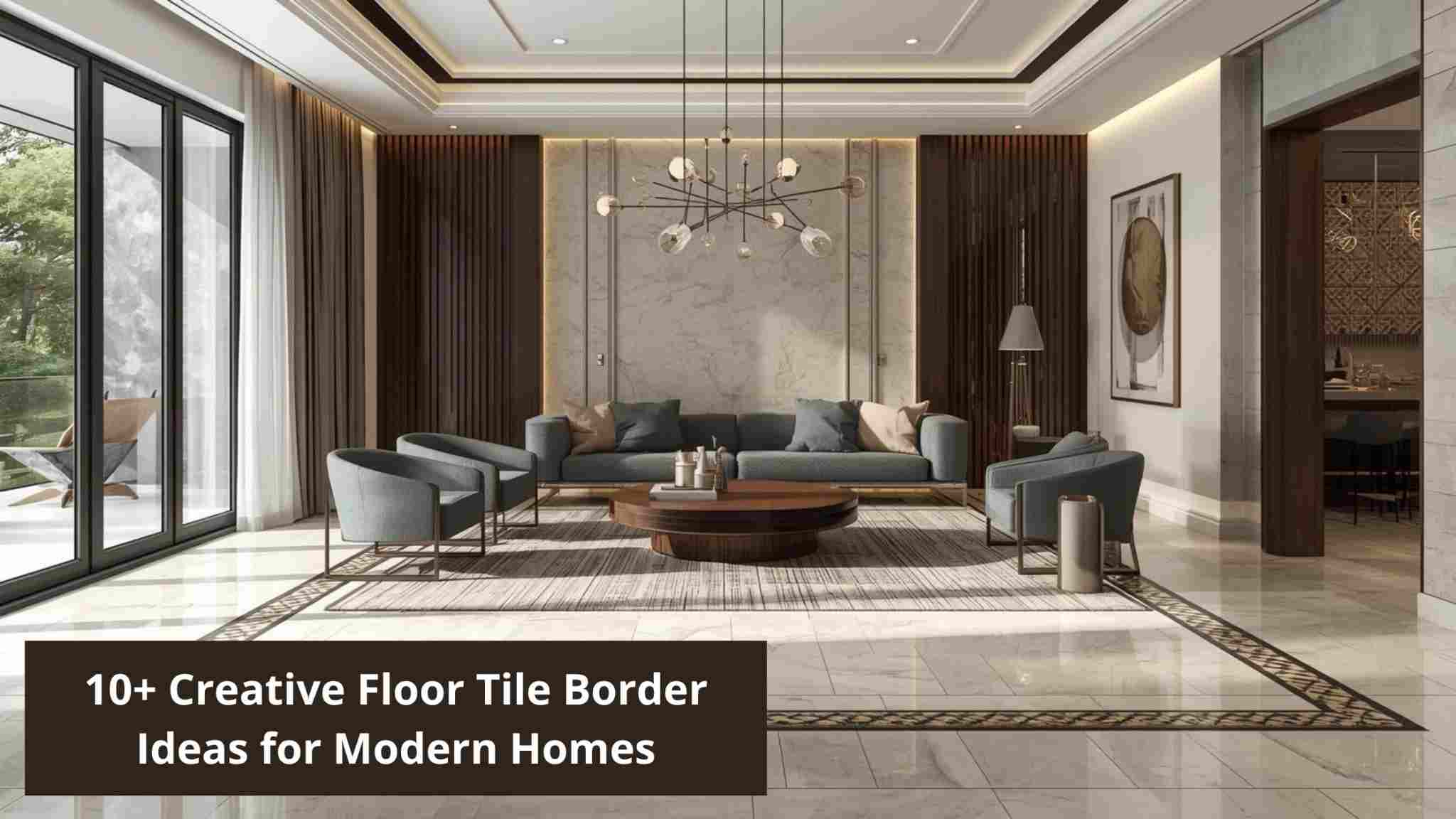 10+ Creative Floor Tile Border Ideas for Modern Homes
