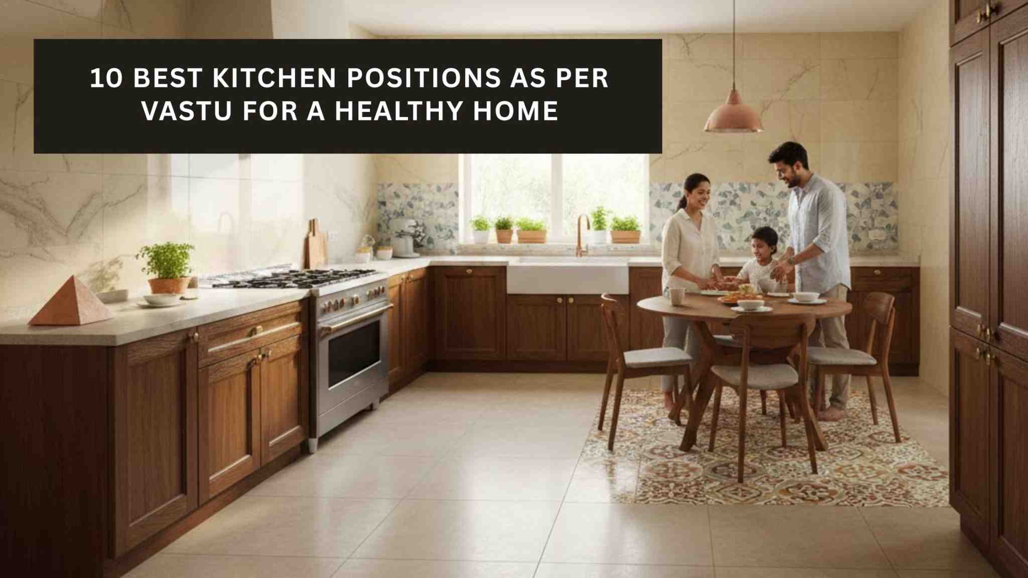 10 Best Kitchen Positions as per Vastu for Health & Positivity
