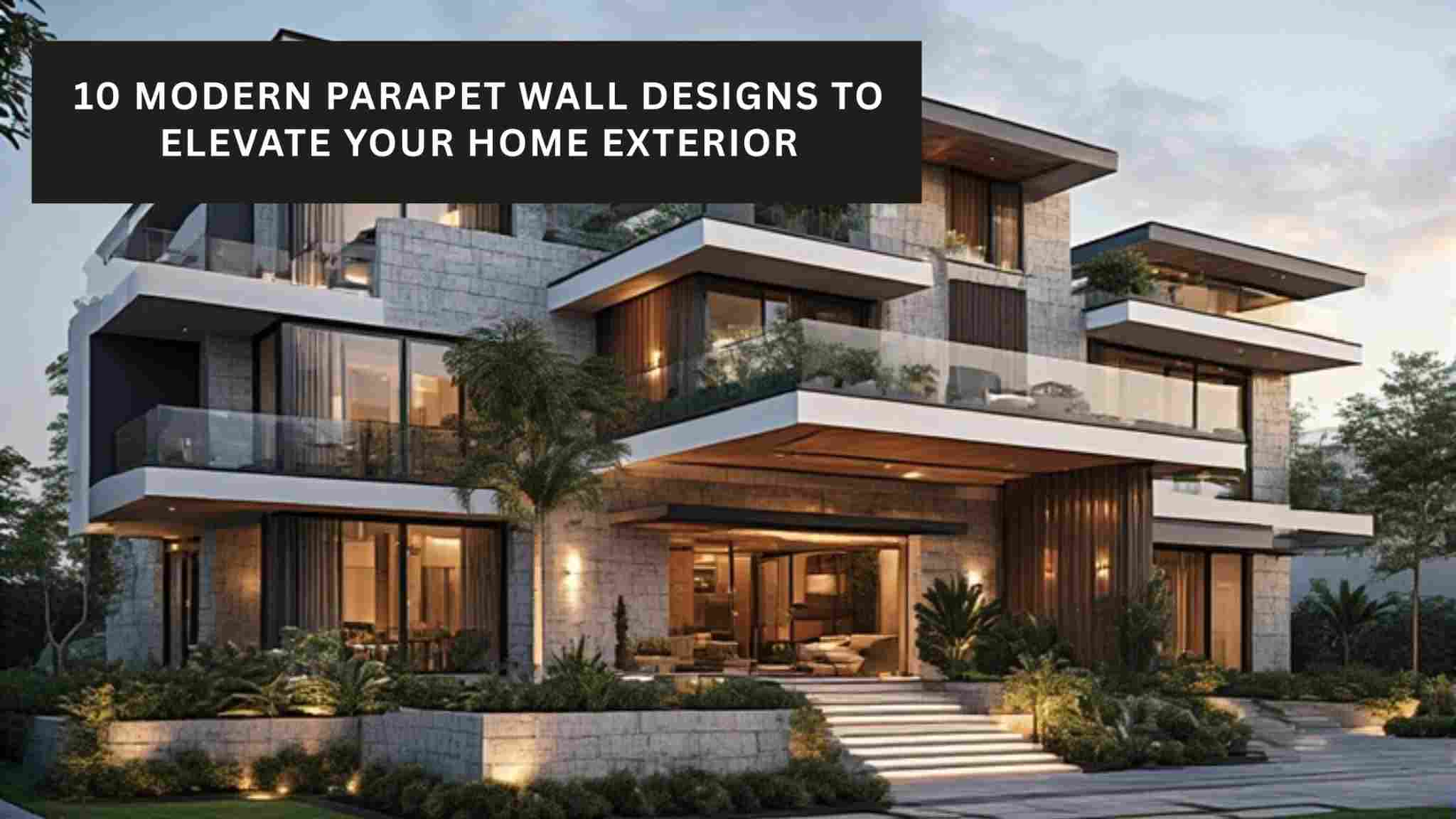 10 Modern Parapet Wall Designs to Elevate Your Home