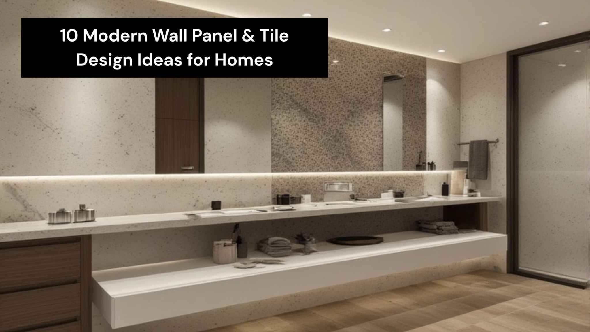 10 Modern Wall Panel & Tile Design Ideas for Homes