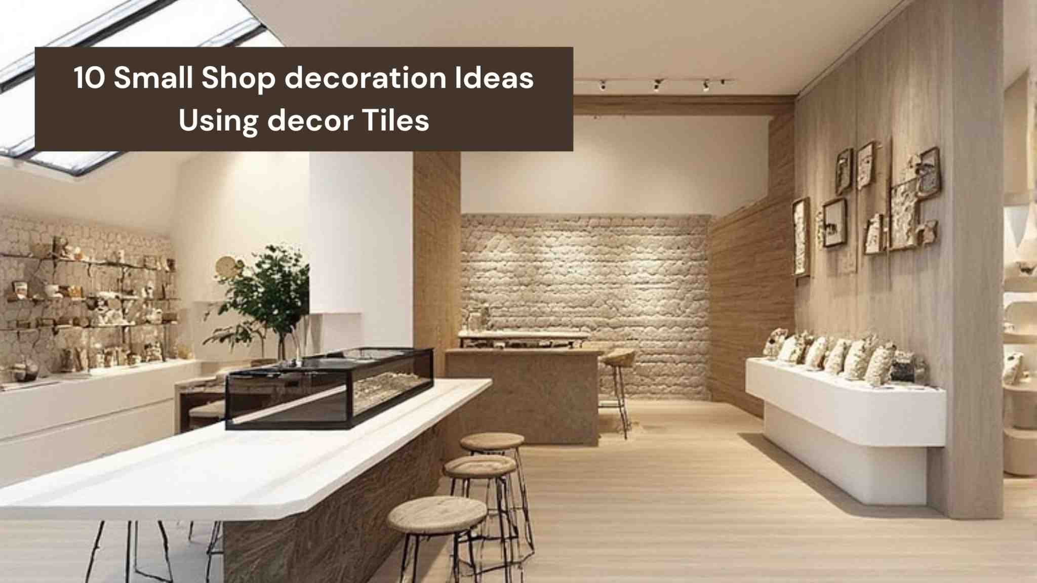10 Small Shop Decoration Ideas Using Decor Tiles