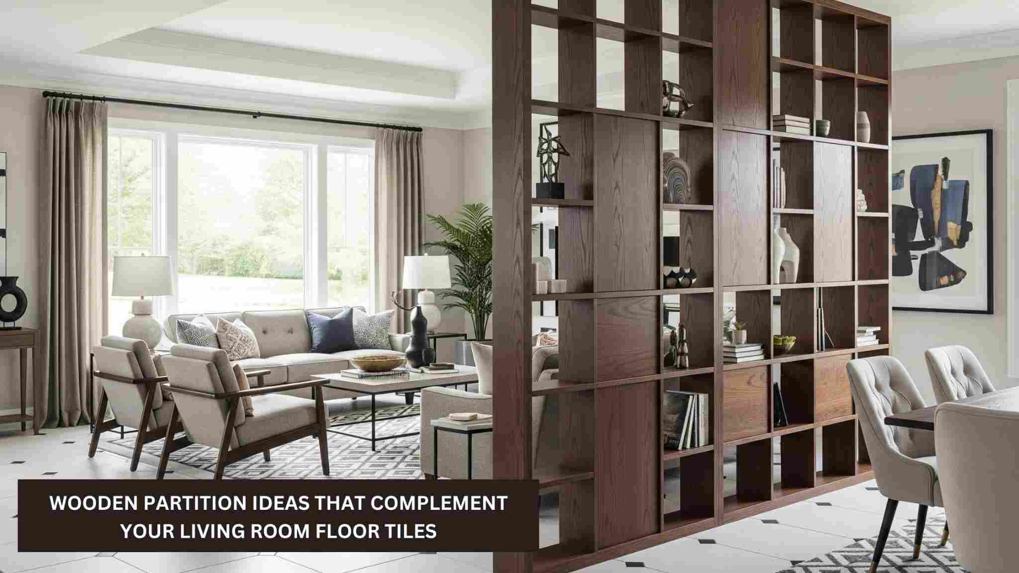 Wooden Partition Design Ideas for Living Rooms & Hall
