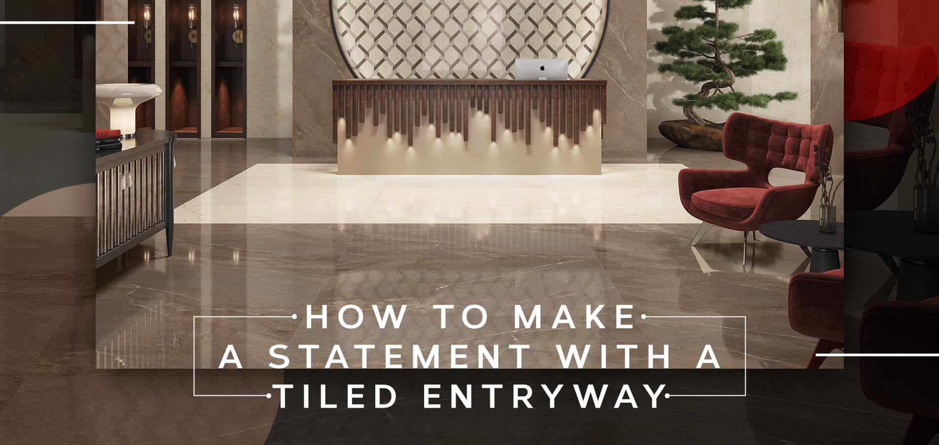 How to make a statement with a tiled entryway