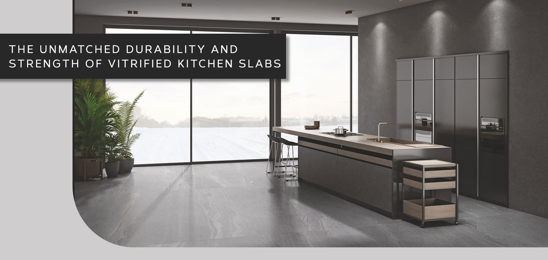 The unmatched durability and strength of vitrified kitchen countertop tiles